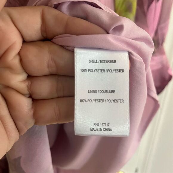 Badgley Mischka Women's Floral Georgette Mini Dress Size 2 Multicolor - Picture 5 of 7